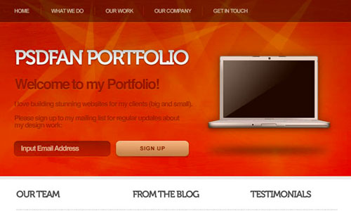 View the web design tutorial