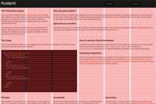 The Fluid Grid System CSS Framework