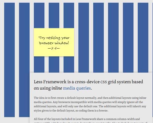Less CSS Framework