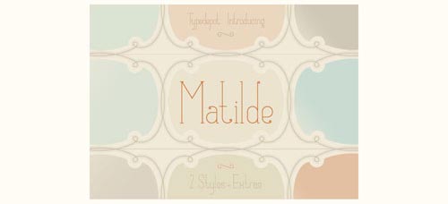 Download Matilde free font