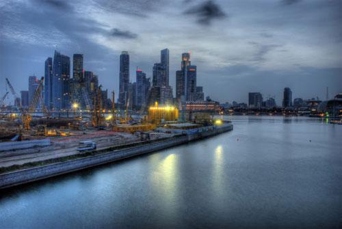 SINGAPORE skyline photography