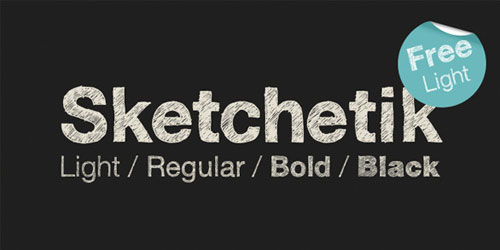 Download sketchetica free font