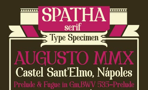 Download Spatha Serif free font
