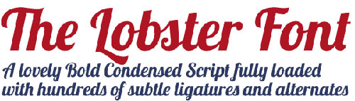 Download lobster free font