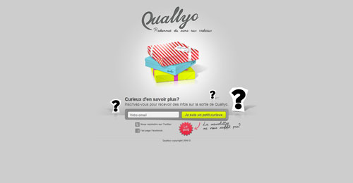 quallyo.com launching soon page design