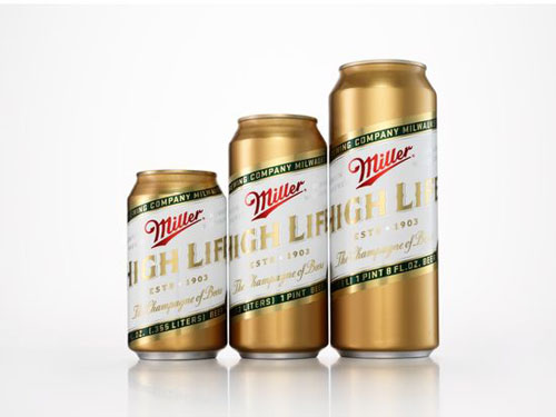 Miller High Life Aluminum Based Package Design