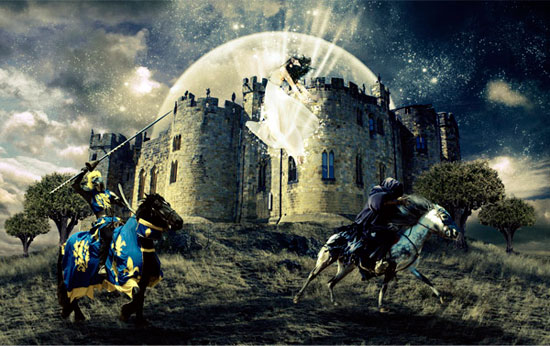 Create Epic Battle Field Photoshop