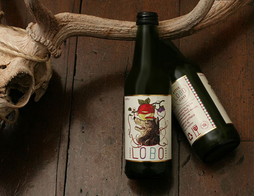 Lobo Apple Cider Package Design