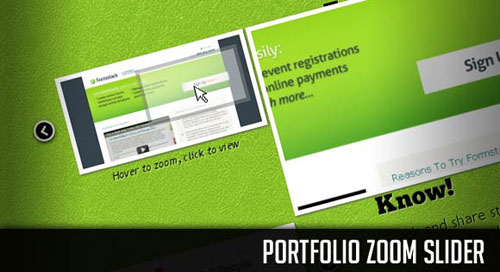 Portfolio Zoom Slider with jQuery tutorial