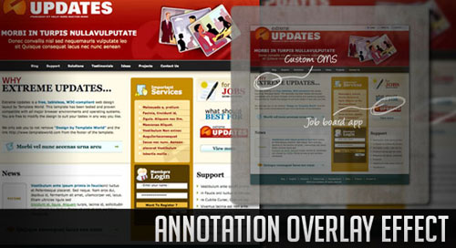 Annotation Overlay Effect with jQuery tutorial