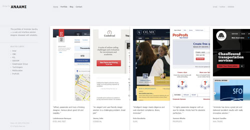 designbyanaami.com Selection Of 45 Sites That Are Neat Thanks To jQuery