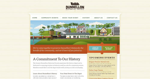 dunnellondepot.com HTML5 and CSS 3 inspiration showcase site