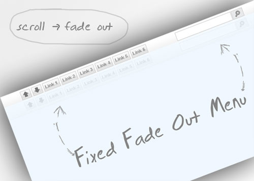 Fixed Fade Out Menu: A CSS and jQuery Tutorial