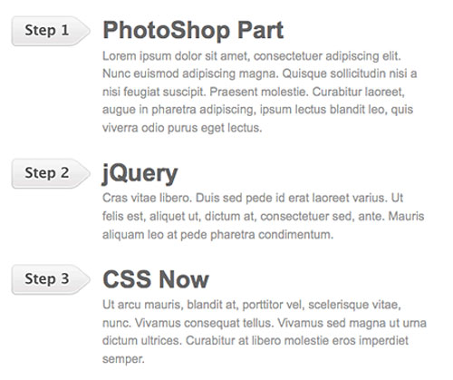 Sequential List jQuery tutorial