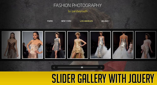 Slider Gallery with jQuery tutorial