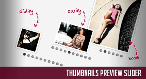 Thumbnails Preview Slider with jQuery tutorial