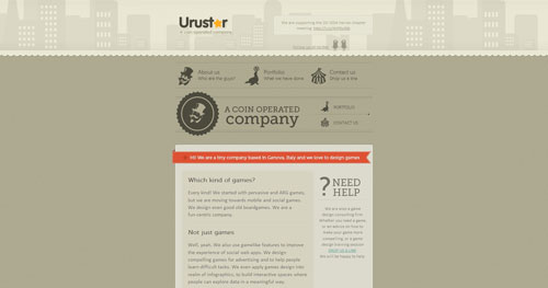 urustar.net HTML5 and CSS 3 inspiration showcase site