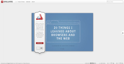 20thingsilearned.com HTML5 and CSS 3 inspiration showcase site