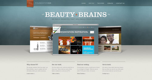 foundationsix.com HTML5 and CSS 3 inspiration showcase site