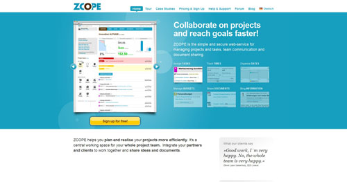 getzcope.com Selection Of 45 Sites That Are Neat Thanks To jQuery