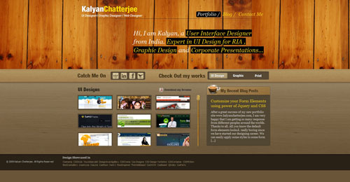 kalyanchatterjee.com Selection Of 45 Sites That Are Neat Thanks To jQuery