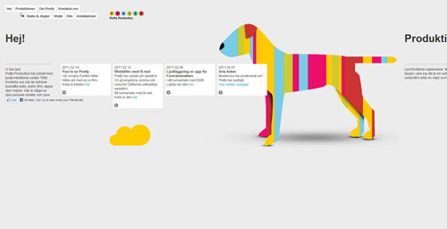 prettyproduction.com Selection Of 45 Sites That Are Neat Thanks To jQuery